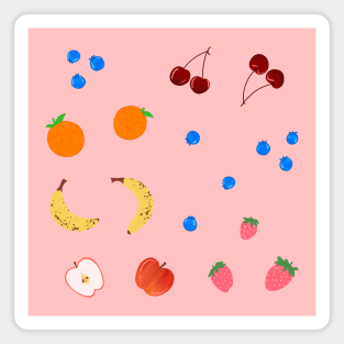 Mixed Fruit Salad Magnet